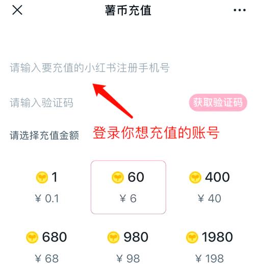 小红书虚拟货币充值教程_小红书薯条充值方法_小红书点赞
