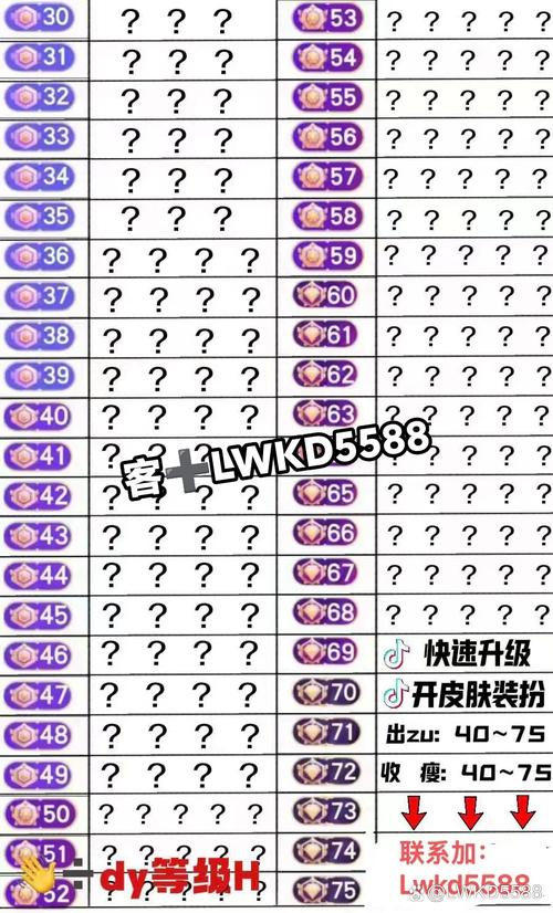 抖音充值等级明细_代刷_抖音充值等级作用