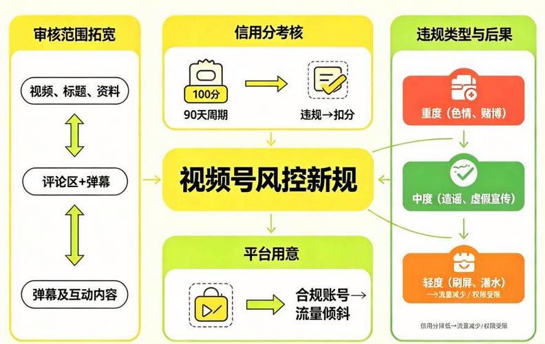 视频号_视频号直播违规处罚措施_视频号直播安全信用分规则解读